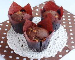 Кексы с кусочками белого шоколада