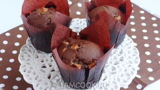 Кексы с кусочками белого шоколада