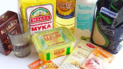 кексы с кусочками белого шоколада