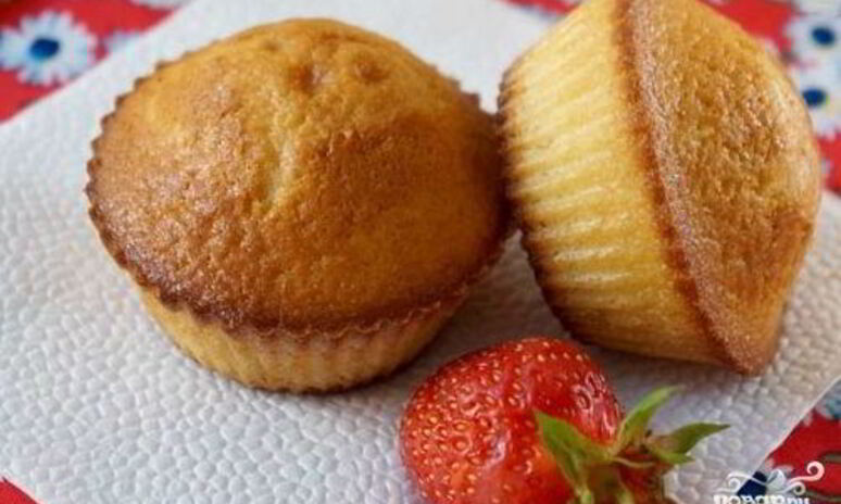 Рецепт кексы с вареньем