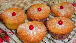 Классические кексы в формочках