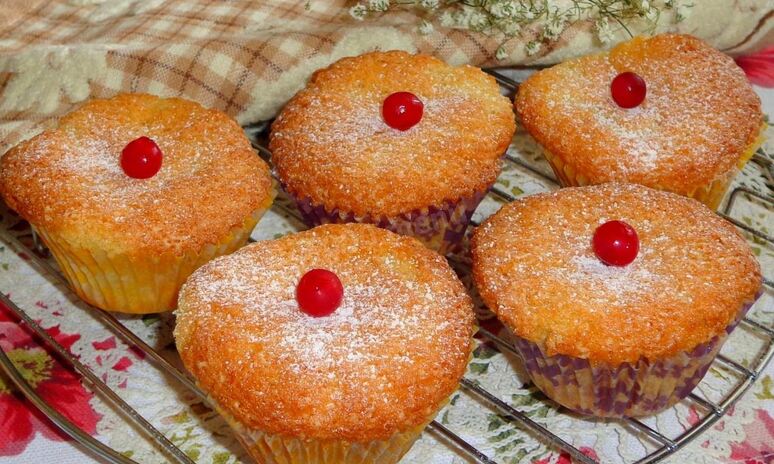 Рецепт классические кексы в формочках