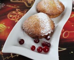 Клюквенные кексы