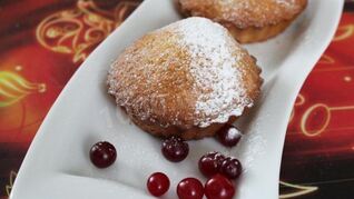 Клюквенные кексы