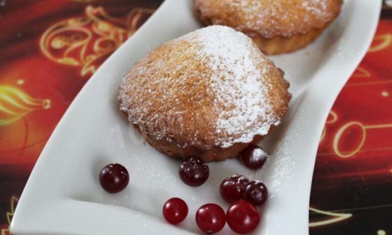 Рецепт клюквенные кексы