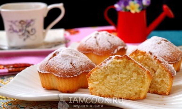 Рецепт манные кексы на кефире