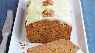 Морковно-гречневый кекс с грецким орехом