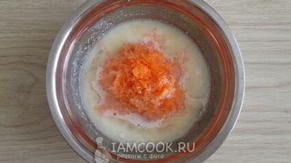 морковный кекс без яиц в микроволновке