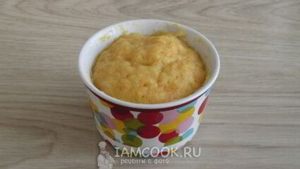 морковный кекс без яиц в микроволновке