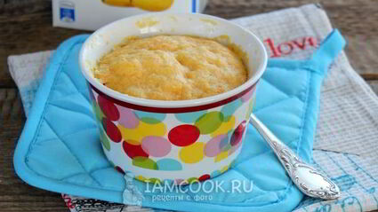 морковный кекс без яиц в микроволновке