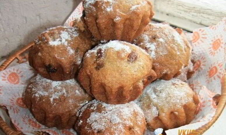 Рецепт нежные кексы с вареньем и маком