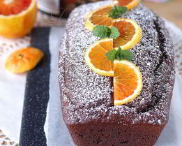 Постный шоколадно-апельсиновый кекс без масла