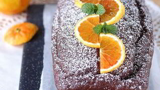 Постный шоколадно-апельсиновый кекс без масла