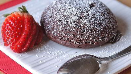 постный шоколадно-апельсиновый кекс без масла