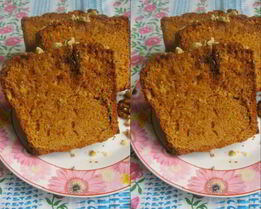 Пышный кекс на вареной сгущенке