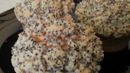 семья тыквенных кексов с маковым штрейзелем