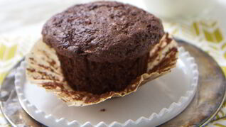 Шоколадные кексы с грушами