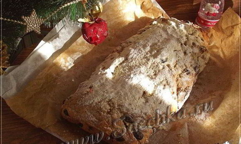 Рецепт штоллен с миндалем
