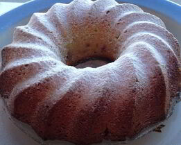 Творожный кекс с лимоном