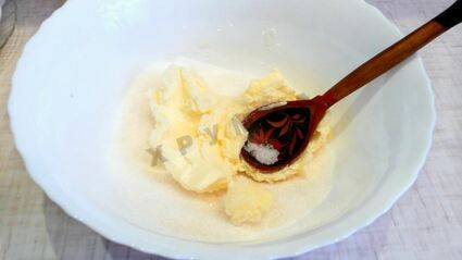 творожный кекс с ягодами