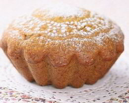 Вишневые кексы с виноградным маслом