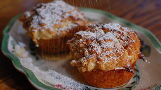 Яблочные кексы с кленовым сиропом