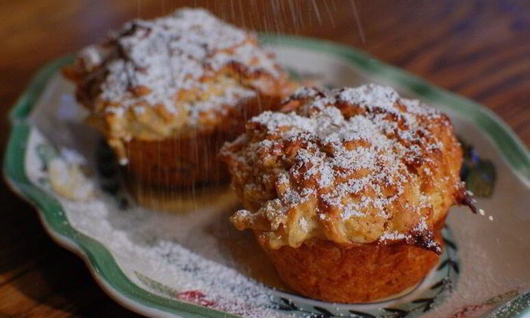 Рецепт яблочные кексы с кленовым сиропом