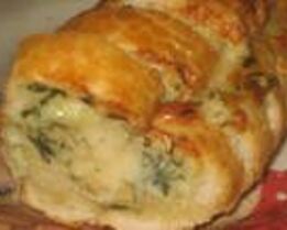 Ароматный чесночный багет