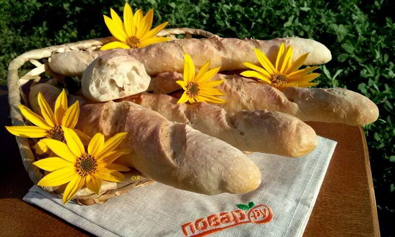 Рецепт багет классический