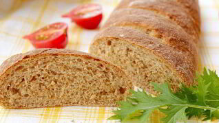 Батон цельнозерновой с отрубями