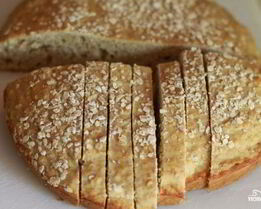 Белый хлеб без дрожжей