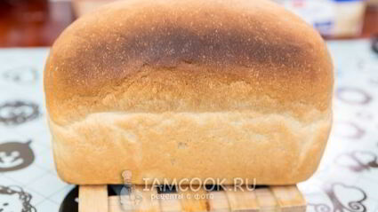 белый хлеб на подсолнечном масле