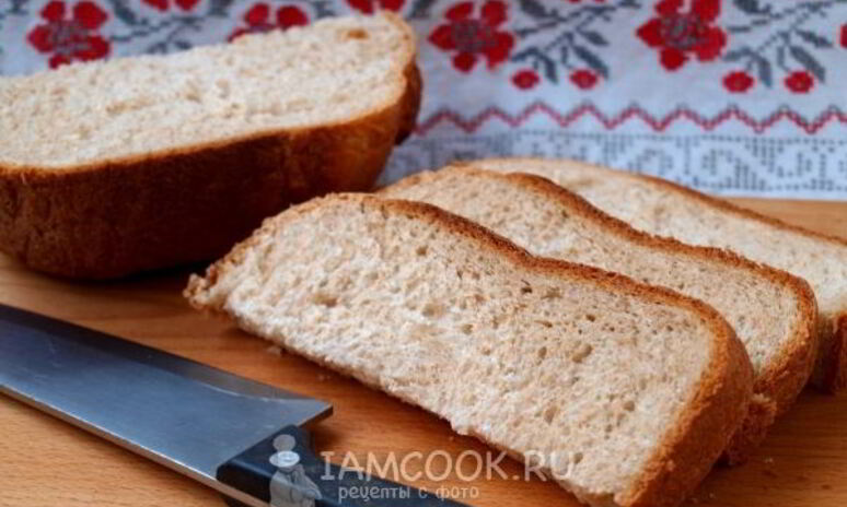 Рецепт белый хлеб с отрубями в хлебопечке