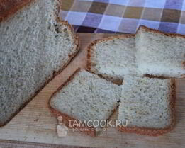 Белый творожный хлеб в хлебопечке