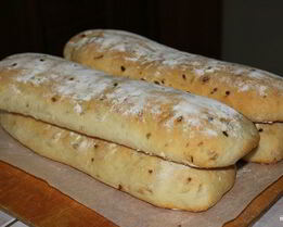 Чиабатта с луком