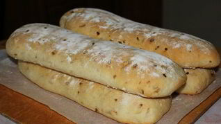 Чиабатта с луком