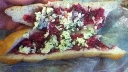 фаршированный багет — шуба в шубе