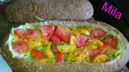 фаршированный хлеб