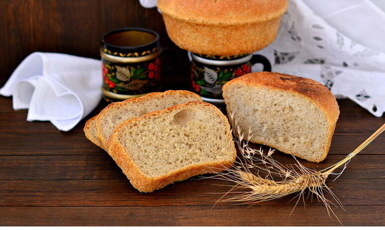 Рецепт хлеб на биге с четырьмя крупами