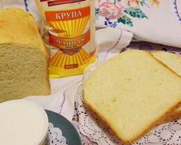 Хлеб на манной каше
