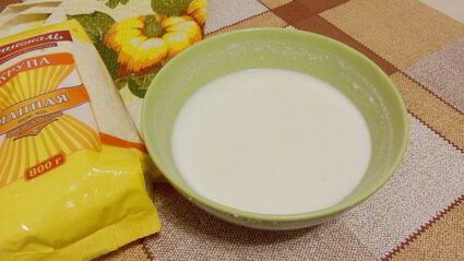 хлеб на манной каше