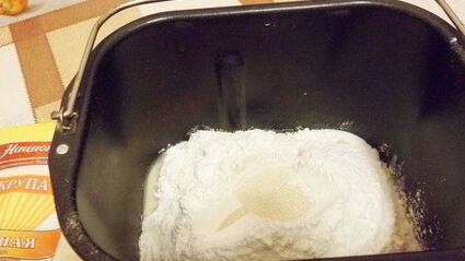 хлеб на манной каше