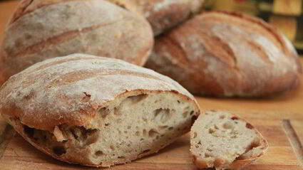 хлеб с фенхелем на виноградной закваске