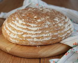 Хлеб с картофельным пюре