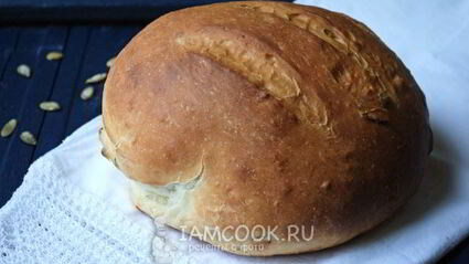 хлеб с тыквенными семечками