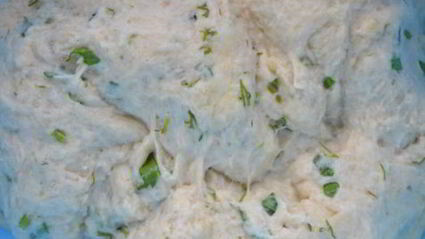 хлеб с зеленью быстрый