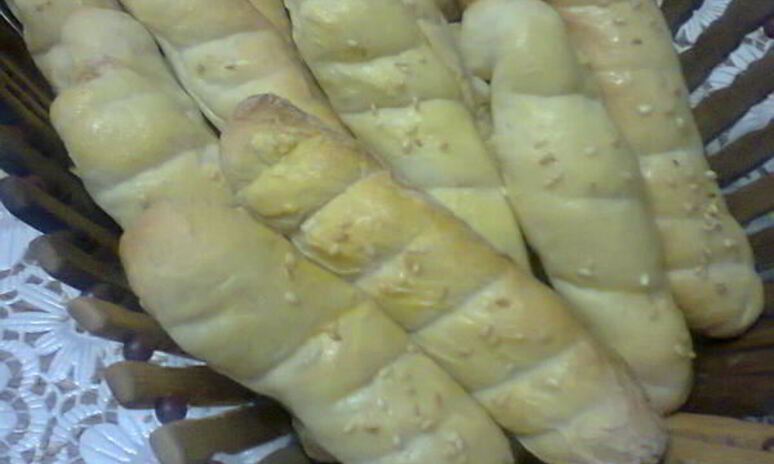 Рецепт хлебные палочки с кунжутом