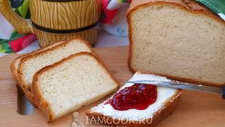 Молочный хлеб в хлебопечке