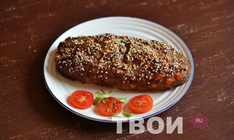 Рецепт мясной хлеб