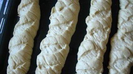 овсяно-горчичные крученые багеты